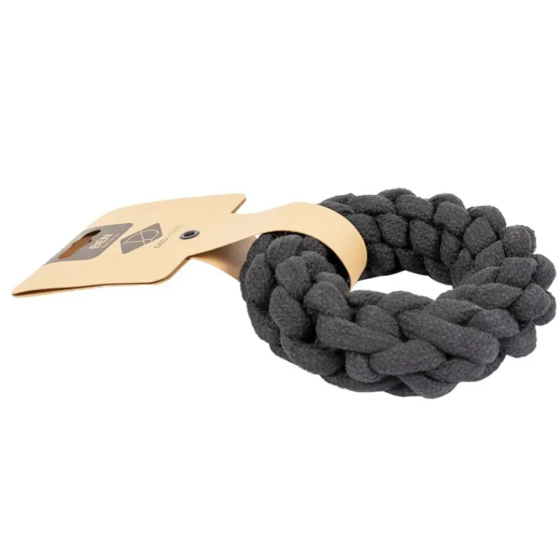 anneau_quotbenquot_tress__0.webp LAROY GROUP Anneau "Ben" tressé noir - D&D HOME Best