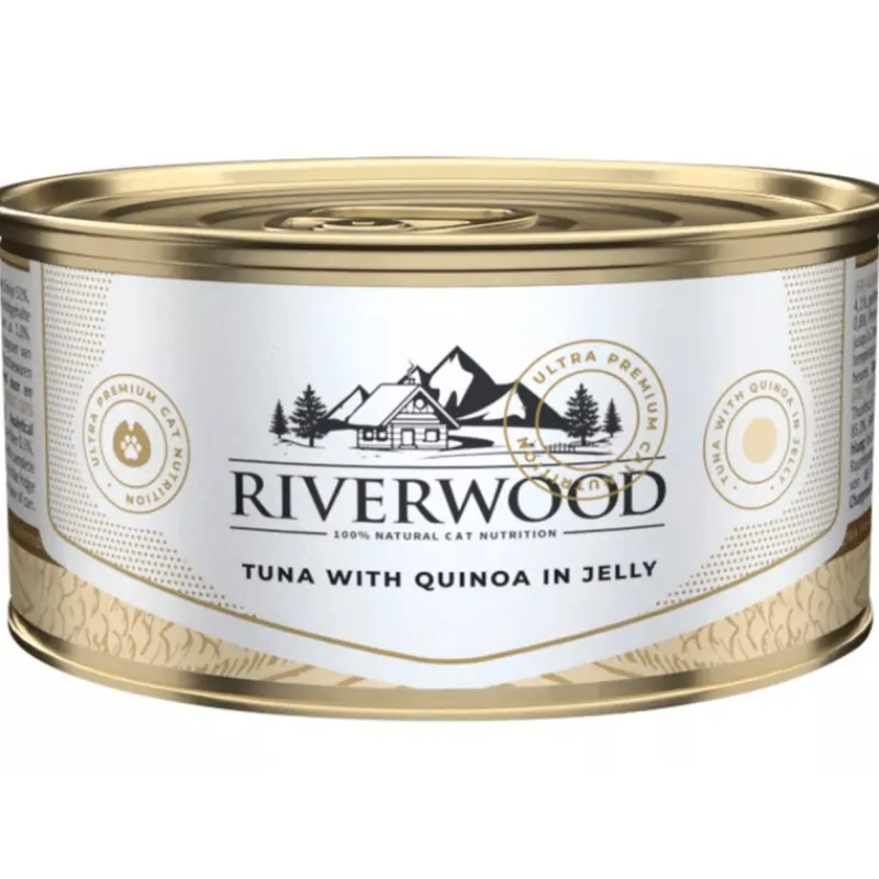 boite_riverwood__terrine__0-8.webp PSF RIVERWOOD Boite Riverwood - Terrine Thon avec Quinoa pour chat Outlet