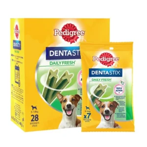 PEDIGREE Bâtonnets à mâcher DentaStix Daily Fresh petit chien Hot