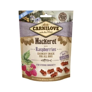 ANIMAL FOOD DIFFUSION Carnilove Crunchy maquereaux/framboises Hot
