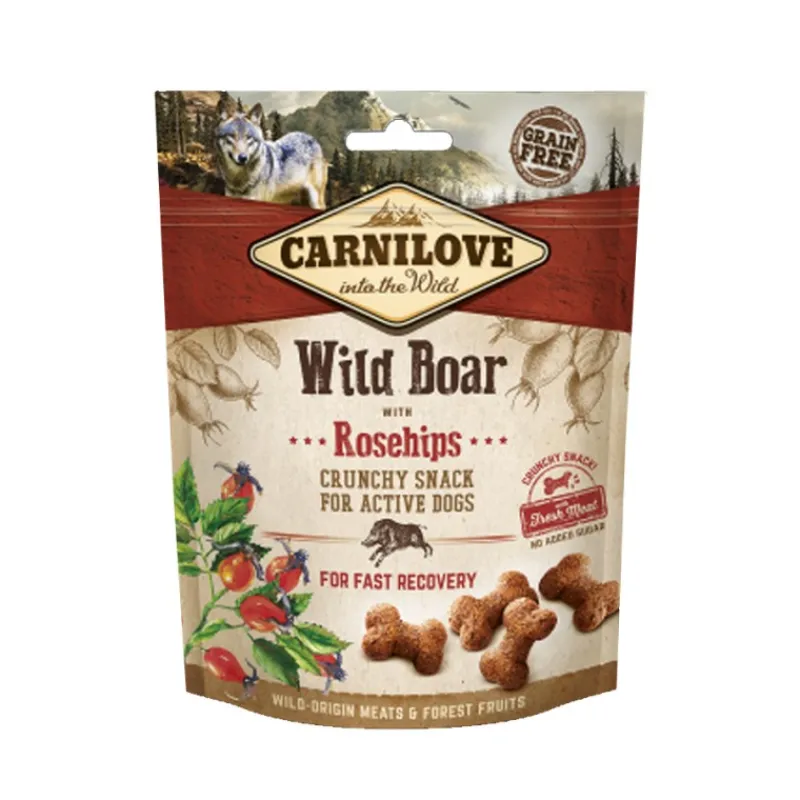 carnilove_crunchy_sanglie_0.webp ANIMAL FOOD DIFFUSION Carnilove Crunchy sanglier/cynorhodons New