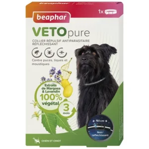 BEAPHAR Collier répulsif réfléchissant Chien et Chiot VETOpure - Outlet