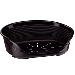 FERPLAST Corbeille pour Chien Siesta Deluxe Noir Discount
