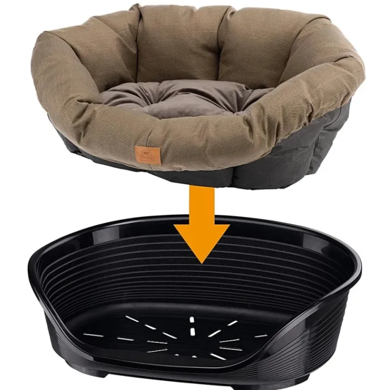 coussin_pour_chien_ferpla_1-2.webp FERPLAST Coussin pour Chien Sofa Gris tourterelle Online