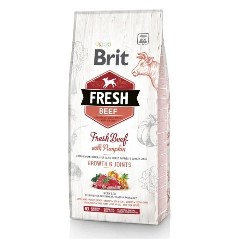 croquettes_brit_fresh_boe_1.webp BRIT Croquettes Fresh boeuf/citrouille - Puppy Fashion