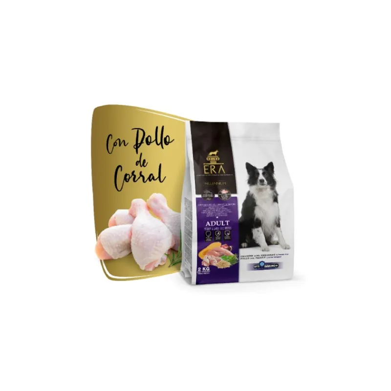 croquettes_era_millnium_a_0-4.webp ERA Croquettes Millénium ADULTES Moyennes et Grandes Races – Poulet & Faisan Best