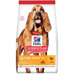 HILL'S Croquettes Medium Mature 7+ Light Poulet- 12 kg Best