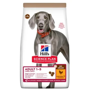HILL'S Croquettes Sans céréales Adulte Large Poulet Best