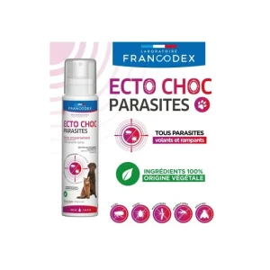 FRANCODEX ECTO CHOC Parasites, spray antiparasitaire - Clearance