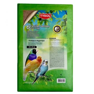 TYROL Feuilles sablées 40 x 25 cm - Outlet
