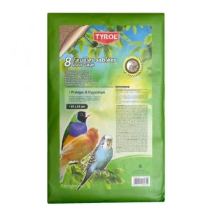 TYROL Feuilles sablées 35 x 21 cm - Sale
