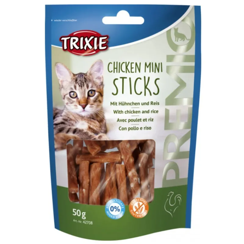 friandise_pour_chat_trixi_0.webp TRIXIE Friandise pour chat Chicken mini Sticks Clearance