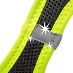 FERPLAST Harnais réfléchissant "Kaori" jaune - Clearance