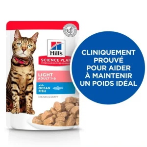 HILL'S Science Plan - Adult Light multi-pack 12x85gr pour chat Fashion