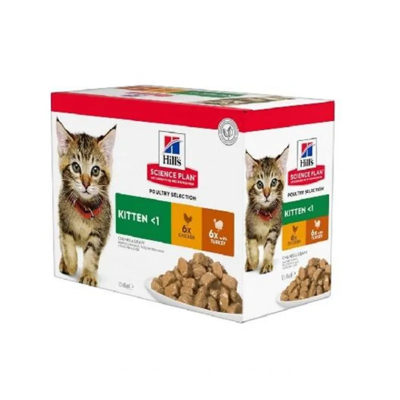 hills_science_plan__kitte_0.webp HILL'S Science Plan - Kitten pack mixte 12x85gr pour chaton Outlet