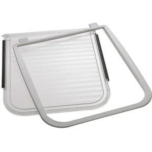 FERPLAST Kit 408 blanc porte/contour chatière  Swing 15 - Hot