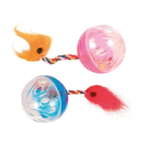 TRIXIE Lot 2 balles hochet Fashion