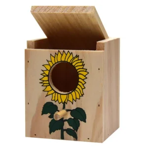 TYROL Nid en bois décoré petit modèle - Girard Discount