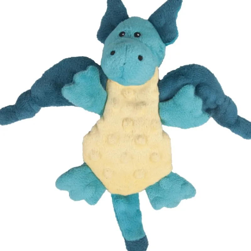peluche_dragon_quotwerner_0-1.webp FLAMINGO Peluche Dragon "Werner" turquoise 26 cm pour chien - Sale