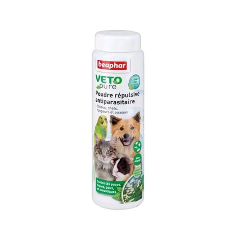 poudre_antiparasitaire_po_0.webp BEAPHAR Poudre antiparasitaire pour chien, chat, oiseau, rongeur Outlet