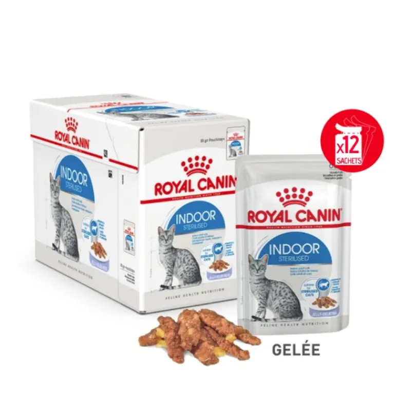 royal_canin__indoor_steri_0.webp ROYAL CANIN - Indoor Sterilised Gelée - 12X85G Discount
