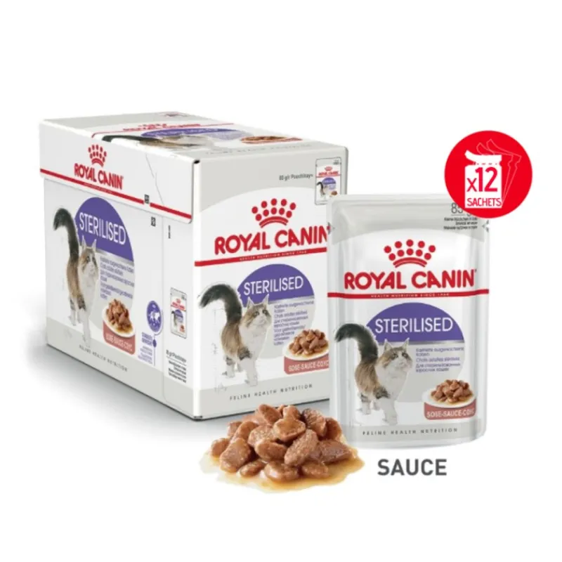 royal_canin_sterilised_en_0.webp ROYAL CANIN STERILISED en sauce - 12x85gr Online