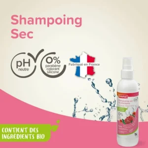 BEAPHAR Spray shampoing sec à l'Aloé Vera pour chien et chat - Clearance