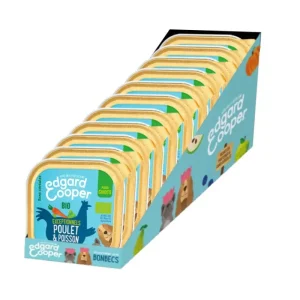 EDGARD COOPER Terrine Chiot Poulet & Poisson New