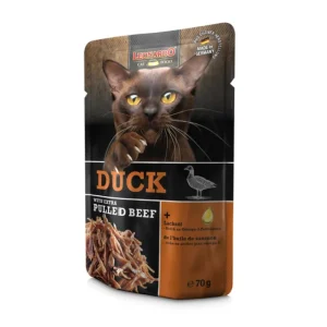 LEONARDO Terrine pour chat Canard effiloché Best