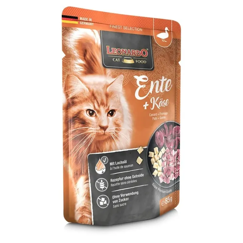 terrine_pour_chat_leonard_0.webp LEONARDO Terrine pour Chat au Canard Hot