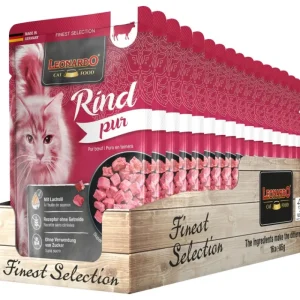 LEONARDO Terrine pour Chat Pur Boeuf Hot