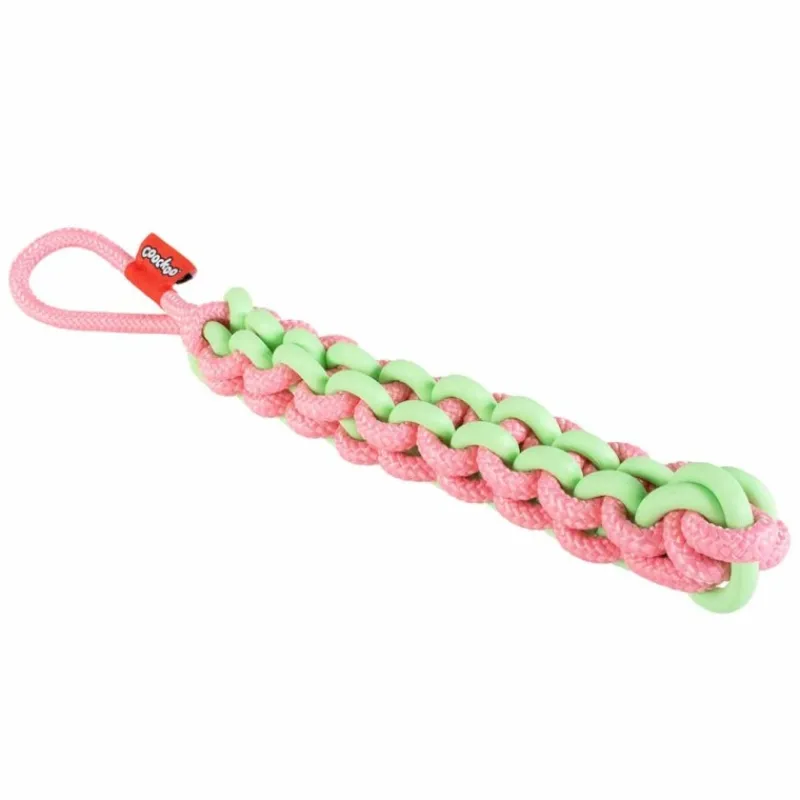 twisting_tugger_jouet_en__3.webp LAROY GROUP Twisting Tugger, jouet en TPE avec corde tressée et boucle - Coockoo Fashion
